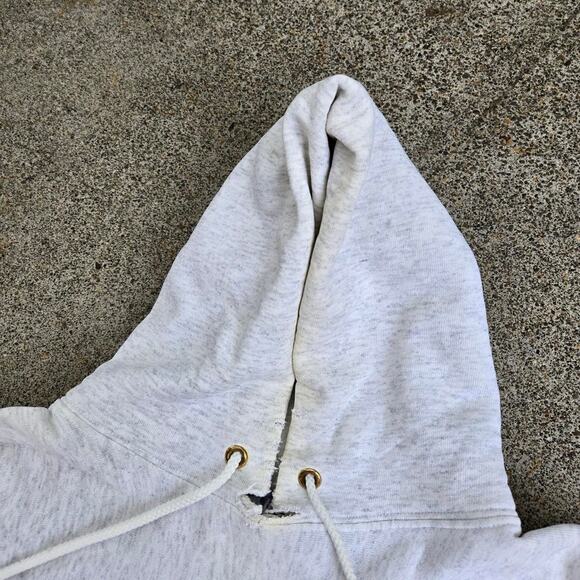 Vtg 90s VAN GORDON U.S. Amateur Baseball Reverse Weave Hooded Sweatshirt XXL Fit - Picture 4 of 8